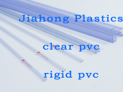 Introduction of rigid transparent PVC granules, raw material